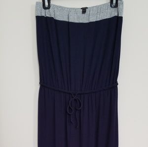 JCrew Navy Maxi Dress